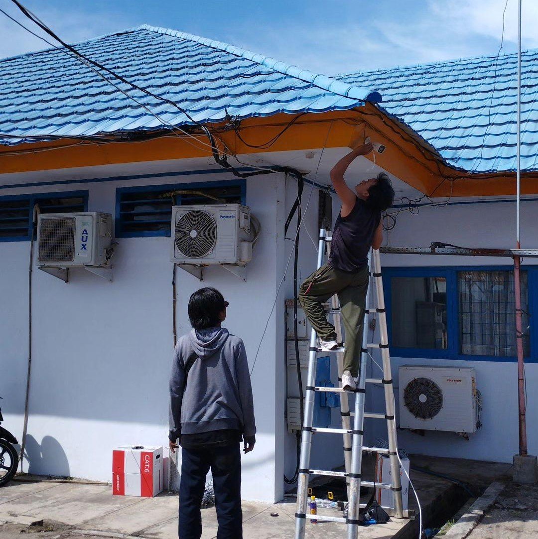 Instalasi CCTV di Kantor KSOP Pulau Baai Bengkulu image 2